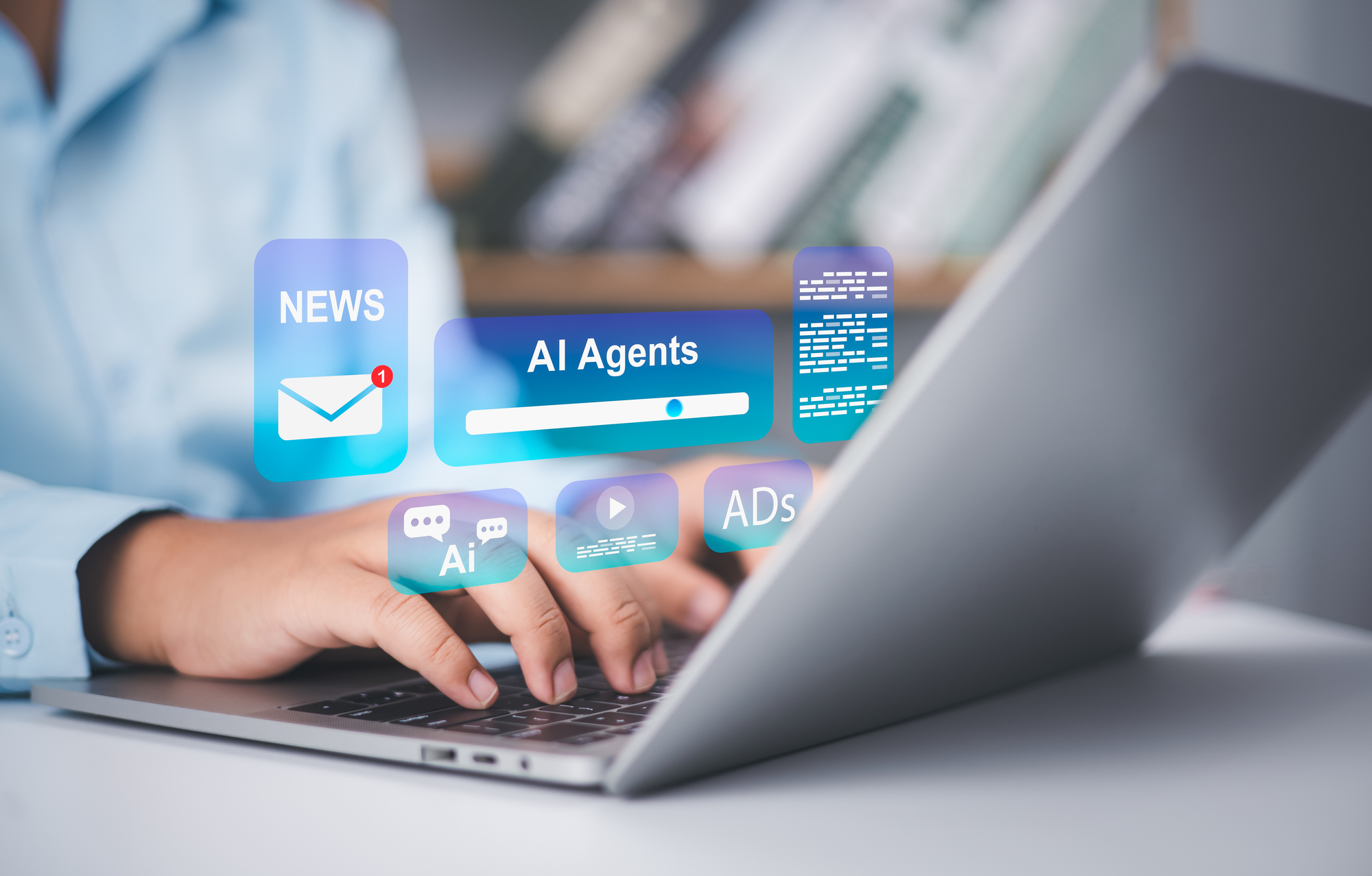 AIエージェントと生成AIの違いとは？　業務の活用事例や注意点を解説！